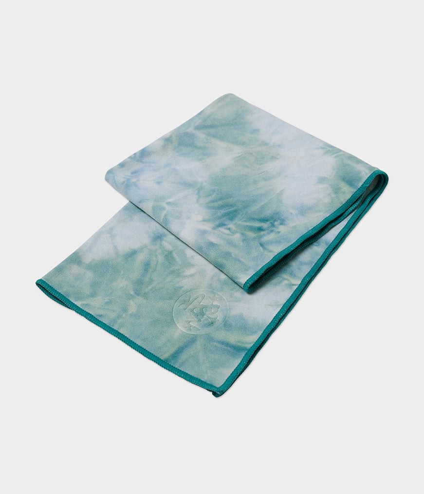 eQua® Yoga Hand Towel MANDUKA MANDUKA Wasabi Tie Dye