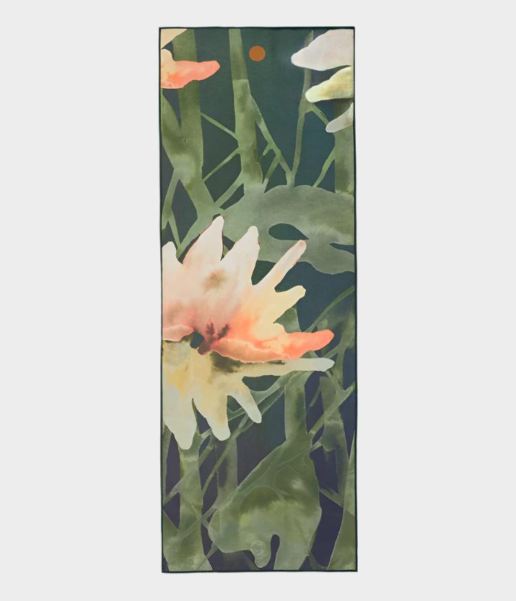yogitoes® Yoga Mat Towel MANDUKA MANDUKA Lily Pads Standard 71" (180cm)