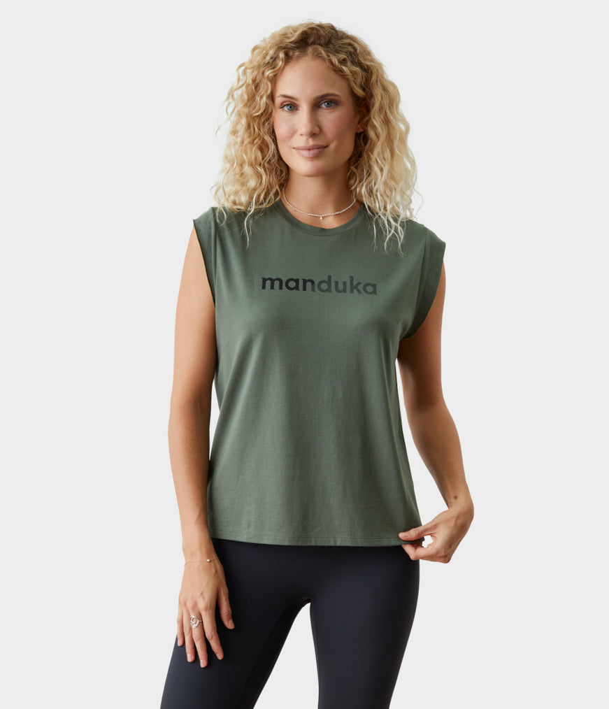 W Warrior Tee MANDUKA MANDUKA Earth XS