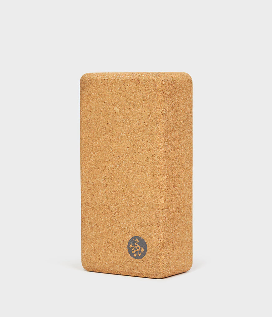 Lean Cork Yoga Block MANDUKA MANDUKA Cork (Brown) 3" x 4" x 8.5"