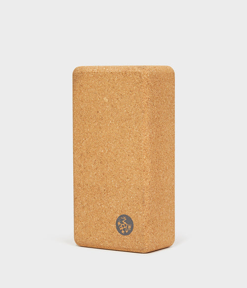 Lean Cork Yoga Block MANDUKA MANDUKA Cork (Brown) 3" x 4" x 8.5"