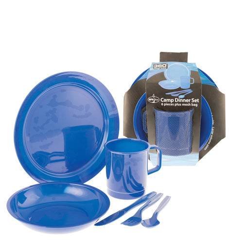 Dinner Set - Blue D15 360 DEGREES Default Title