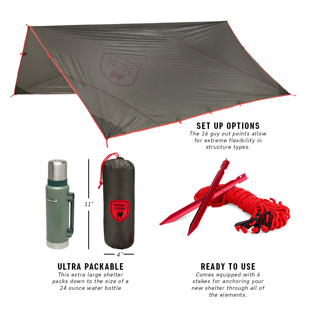 Abrigo Rain Fly + Shelter D20 GRAND TRUNK Default Title