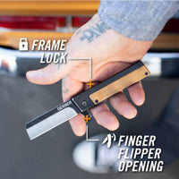 Fastball Quadrant Modern Folding Knife Bamboo (Blister - EN) D15 GERBER