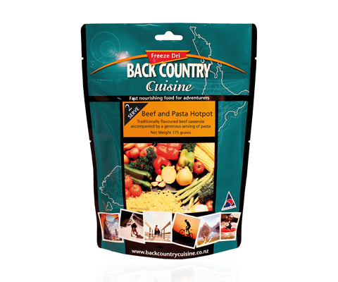 Beef & Pasta Hotpot  BACK COUNTRY