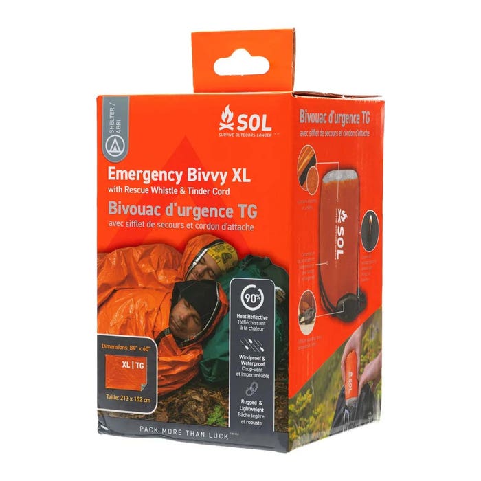 Emergency Bivvy XL W/ Rescue Whistle