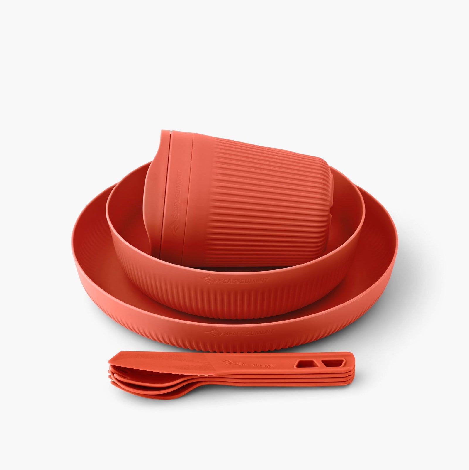 Passage Dinnerware Set w/ Mesh Sack - [6 Piece]
