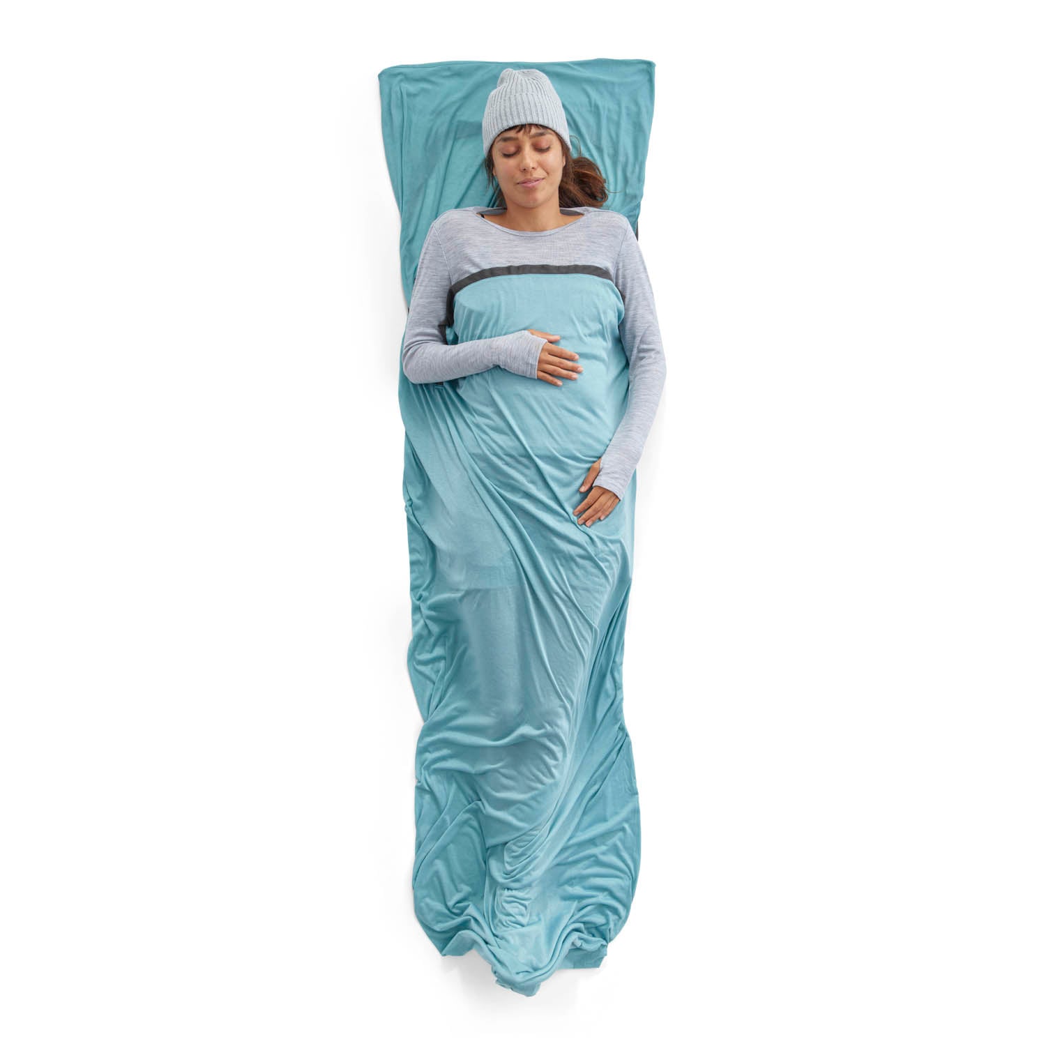 Comfort Blend Sleeping Bag Liner - Rectangular (Pillow Sleeve)