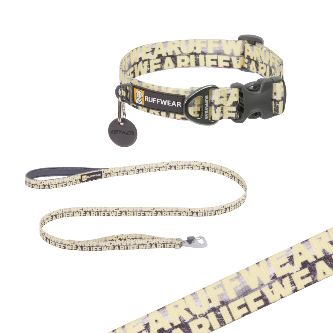 Front Range Leash & Collar Set - Mountains Logo