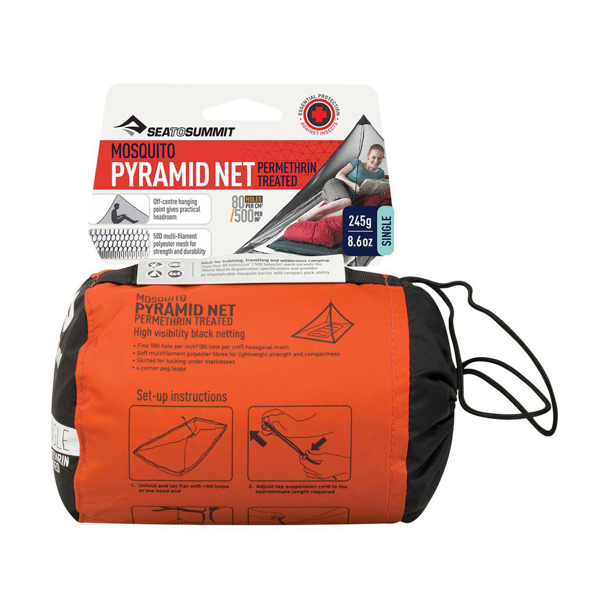 Mosquito Pyramid Net Single