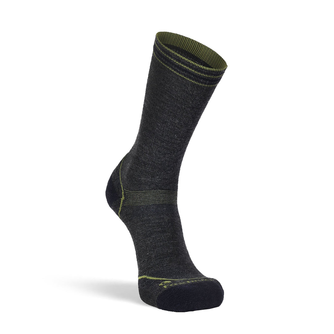 Stripe Hiker Med. Wt Crew Charcoal