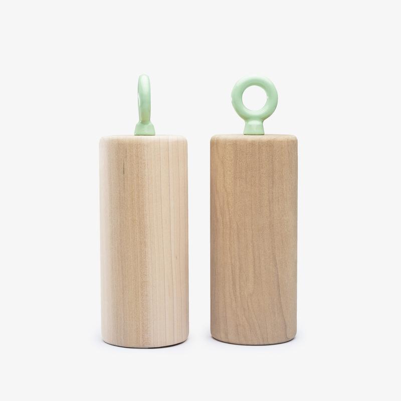 Wood Trainers Set - Size 3in, Vertical Pipe
