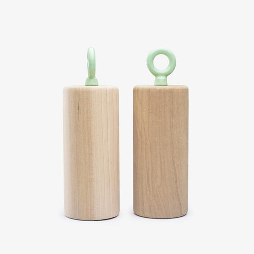 Wood Trainers Set - Size 3in, Vertical Pipe