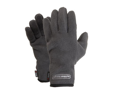 Fuji Polartec Glove Charcoal OUTDOOR DESIGNS OUTDOOR DESIGNS   