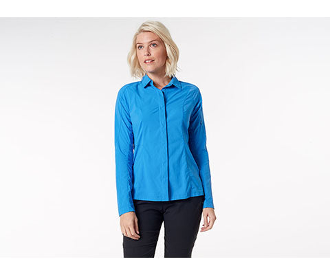 LS Solar Wind Shirt W French Blue SIERRA DESIGNS SIERRA DESIGNS   