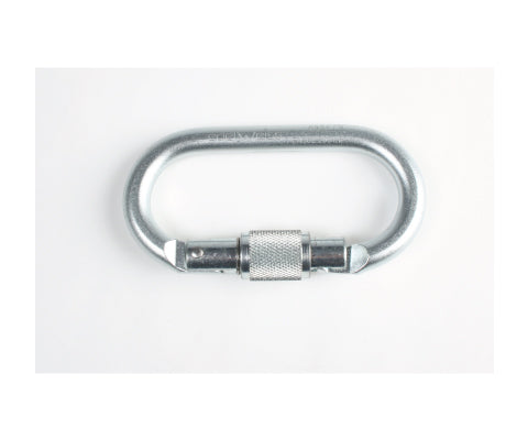 Steel Oval Carabiner with screw gate D20 EDELWEISS PRO Default Title  