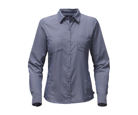 W L/S Sunblocker Shirt S17 - Shady Blue D60 THE NORTH FACE   