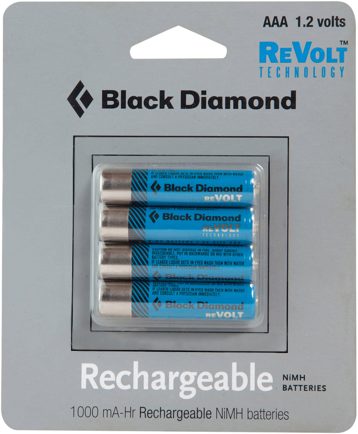 AAA Rechargeable Battery - 4Pk BLACK DIAMOND BLACK DIAMOND Default Title  