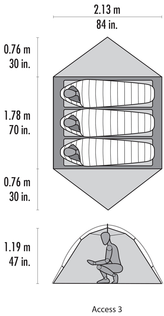 Access 3 Tent MSR MSR   