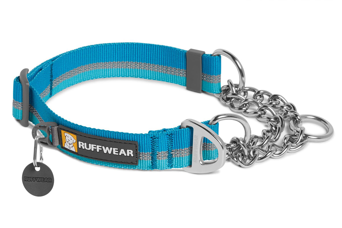 Chain Reaction Collar Blue Dusk D20 RUFFWEAR   