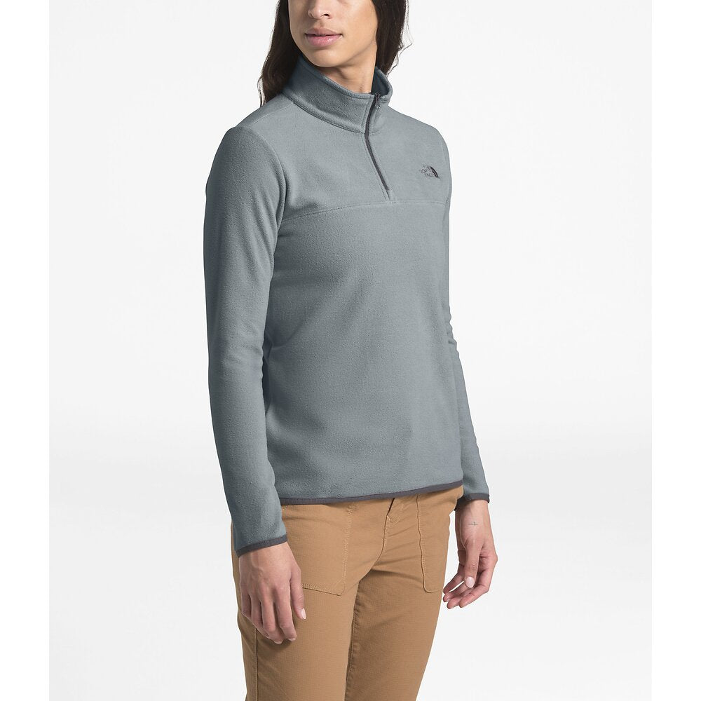 W TKA 100 Glacier Zip - Mid Grey Insulation THE NORTH FACE   
