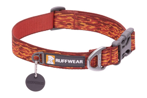 Flat Out Collar Ember Distortion D30 RUFFWEAR   