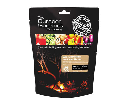 Wild Mush & Lamb Risotto Dbl OUTDOOR GOURMET OUTDOOR GOURMET Default Title  