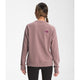 W Sim Logo Raglan Crew Twilht Mauve D15 THE NORTH FACE   