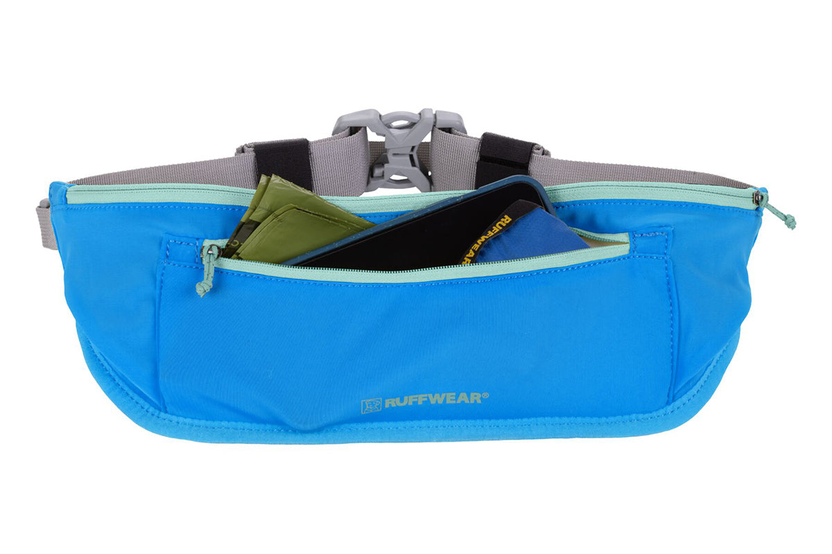 Trail Runner Running Belt Blue Pool D20 RUFFWEAR   