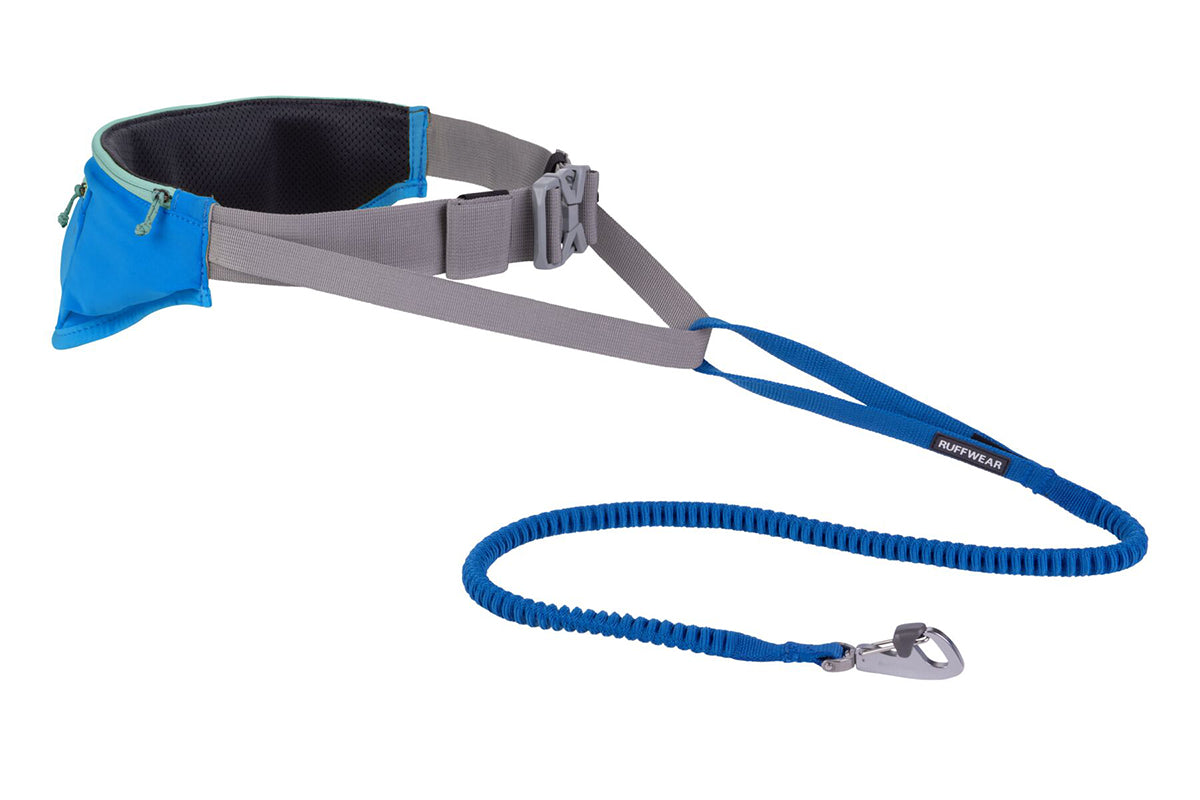 Trail Runner Running Belt Blue Pool D20 RUFFWEAR   