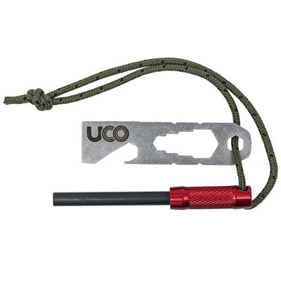 Survival Fire Striker - Red Anodize - D15 UCO   